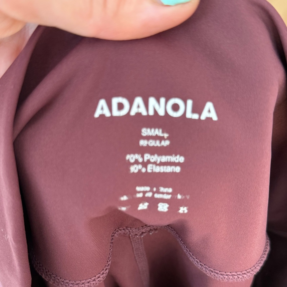 Adanola Deep Burgundy Leggings sz S - Picture 6 of 6